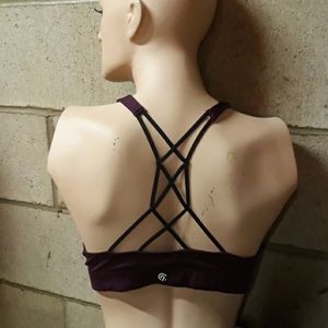 Strappy sports bra